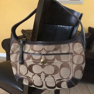 Coach Signature Ergo Hobo Handbag